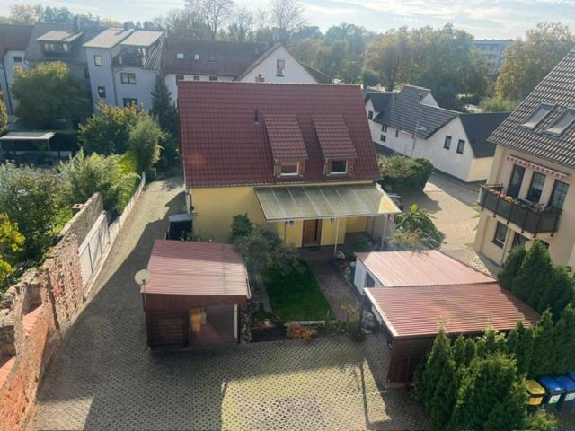 Pension Am Markt Lübben Esterno foto